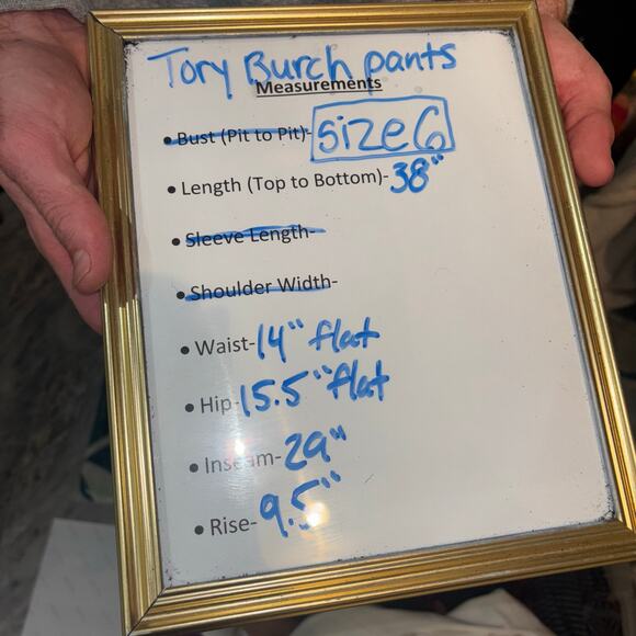 Tory Burch Legging Trousers- Navy Slim Fit Stretch Pants – Size 6 - Picture 15 of 15